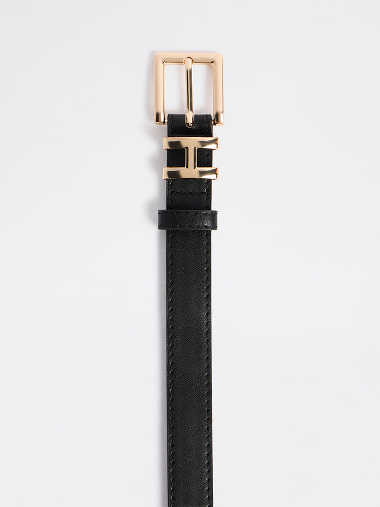 Westside Accessories Black H-Buckle Belt