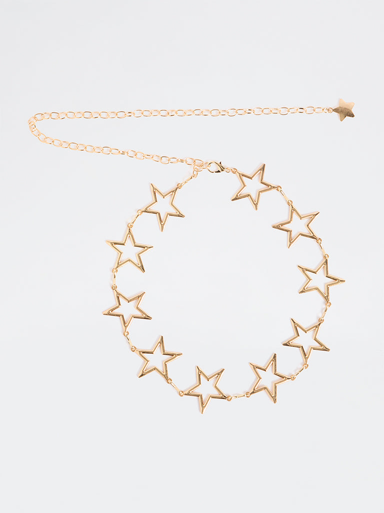 Westside Accessories Gold Star Link Belt
