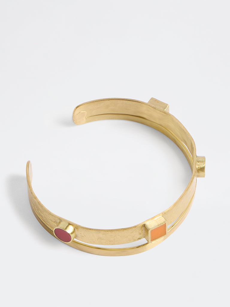 Westside Accessories Gold Open Cuff Bracelet