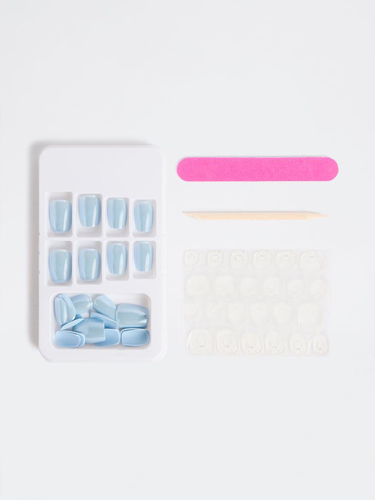 Studiowest Press and Go Icy Blue Press-On Nail Set