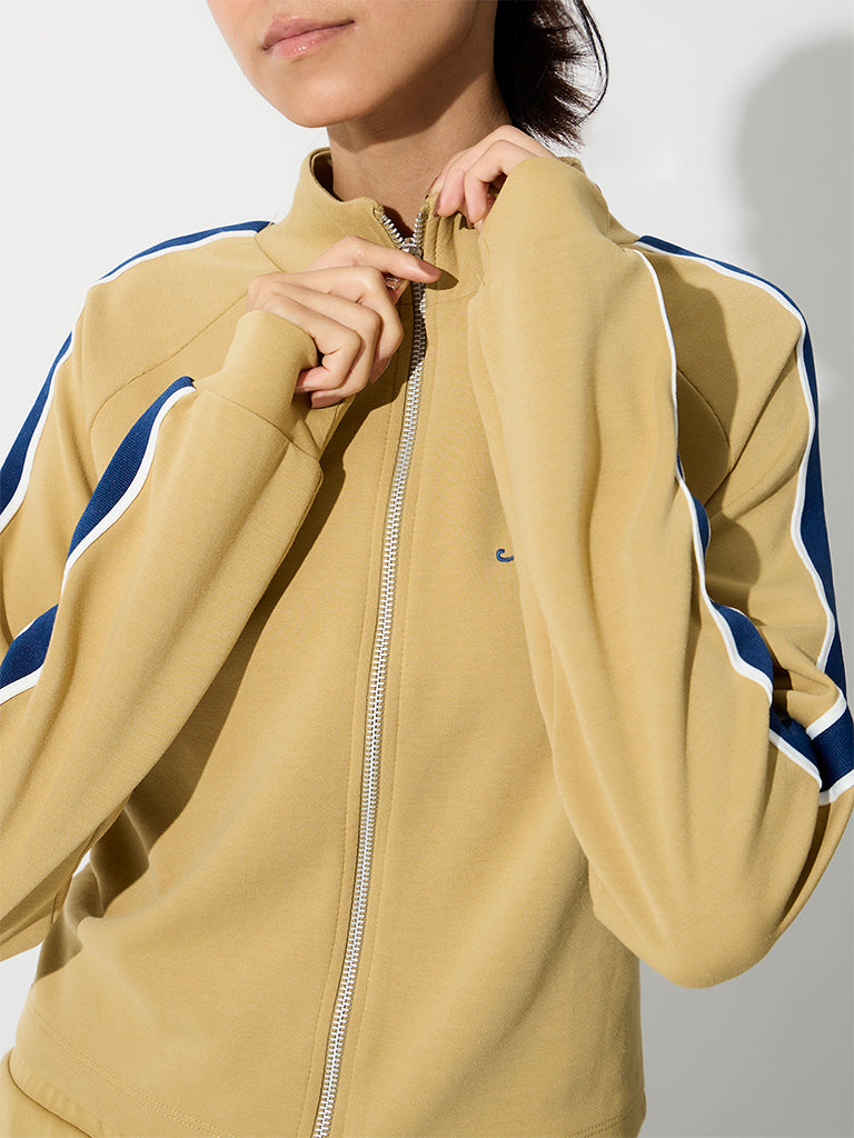 Nuoflexx Light Mustard Striped Jacket