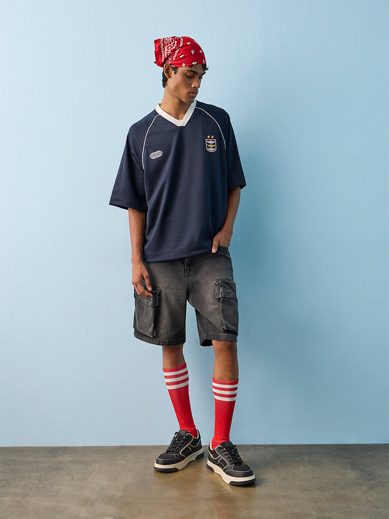 Nuon Navy France Football Jersey