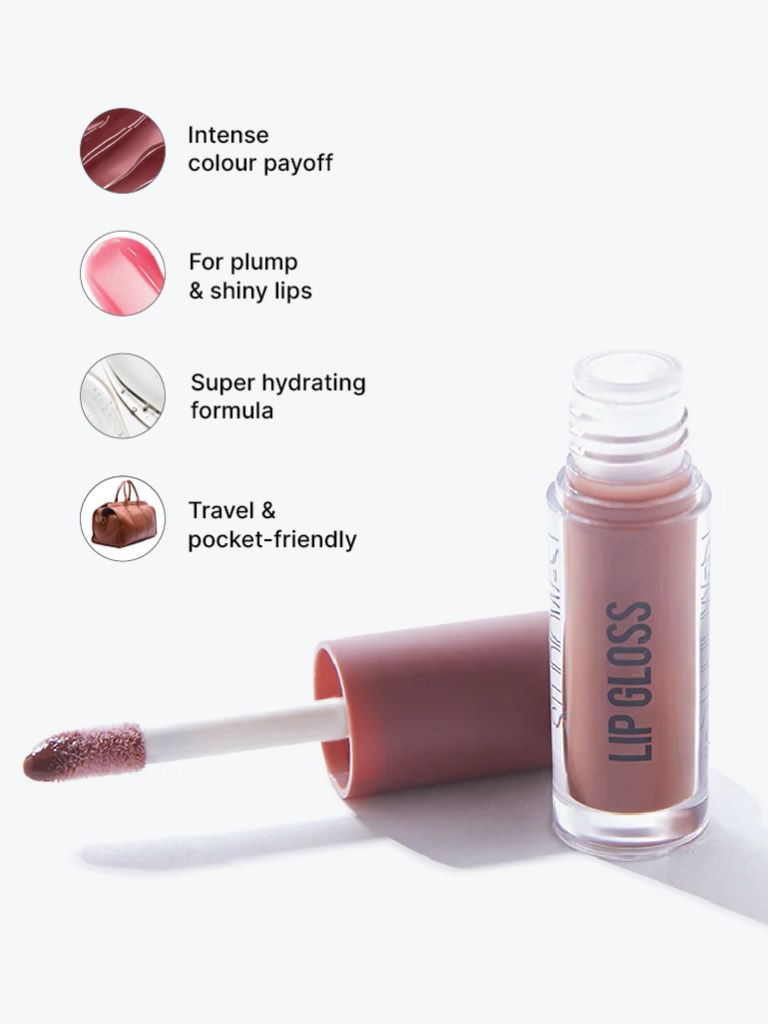 Studiowest New Mini Dark Espresso Brown BR-02 Lip Gloss - 1.2 ml