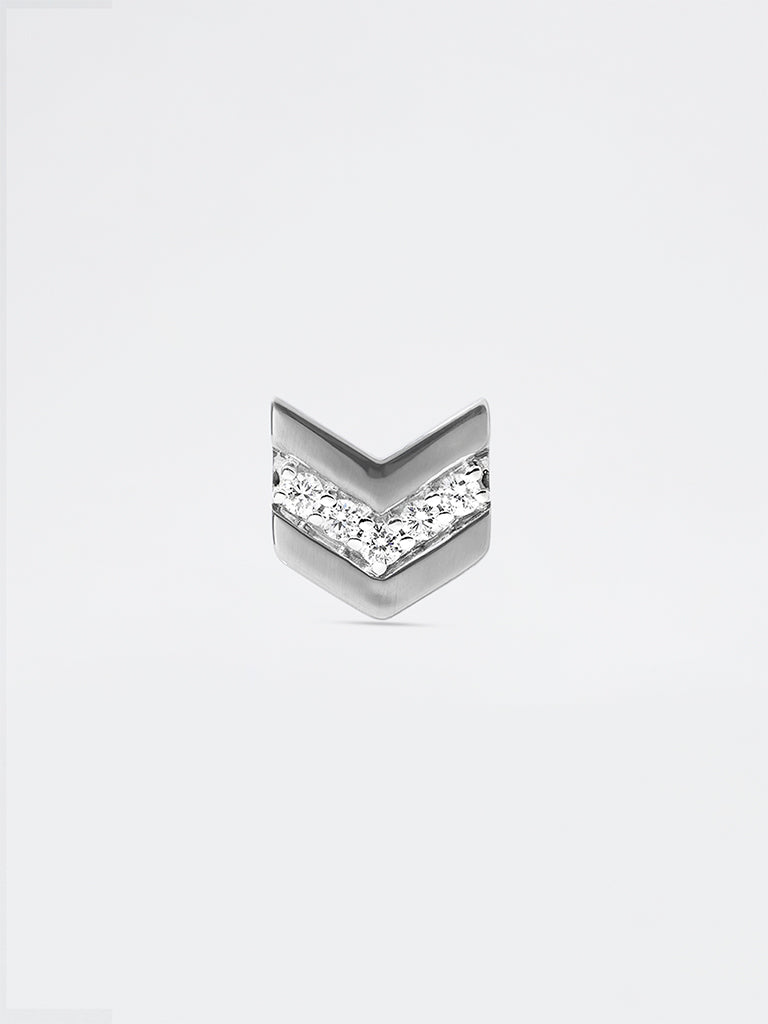 Men's Arrow Lab Diamond Stud Earrings