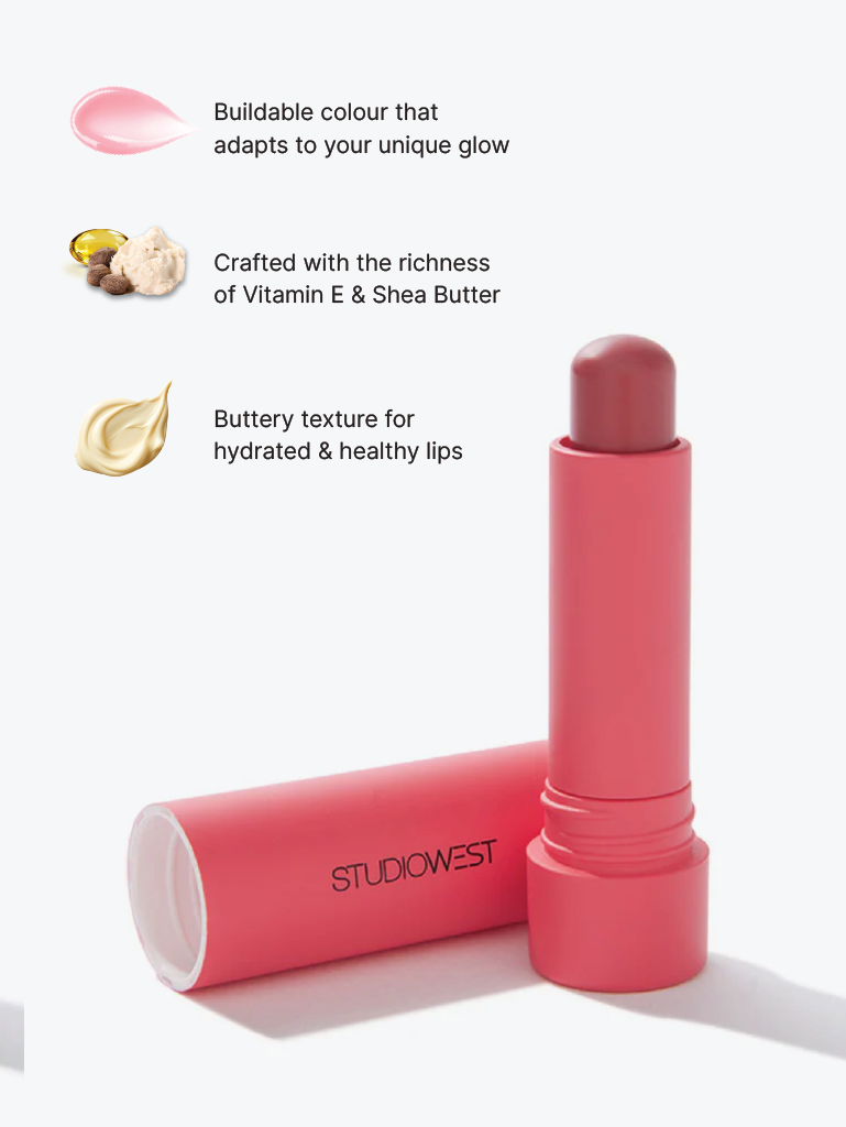 Studiowest Tinted Lip Balm Coral - 4.2g