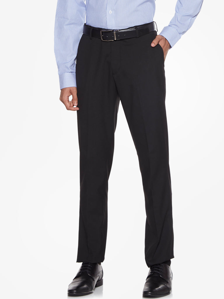 Buy Van Heusen Men's Relaxed Fit Formal Trousers (VHTFFCFB098032_Grey_30)  Online at Lowest Price Ever in India | Check Reviews & Ratings - Shop The  World