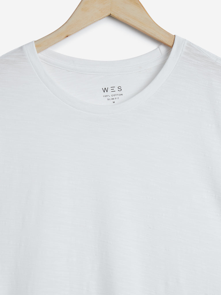 Men's Logo T-shirt Medium Fit in White