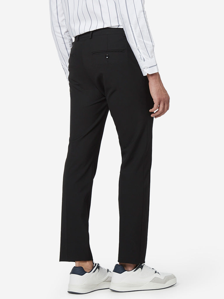JPRFRANCO Super Slim Fit Tailored Trousers | Black | Jack & Jones®