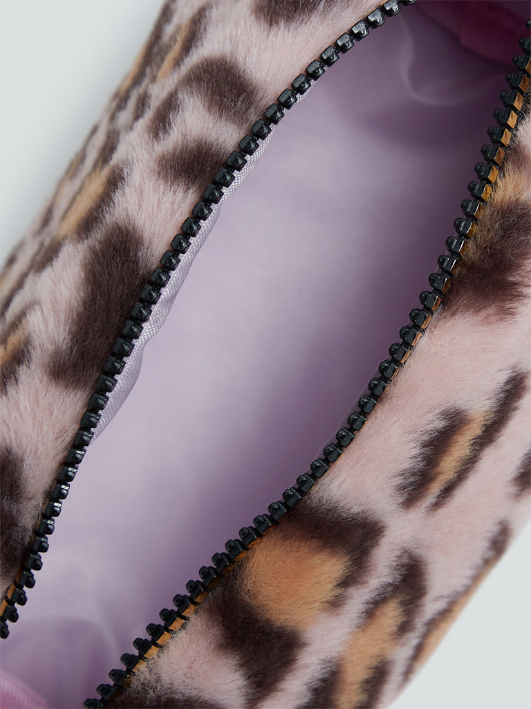 Clare V. Midi Sac Leopard Print Leather Crossbody Bag In Mini Cat At  Nordstrom Rack