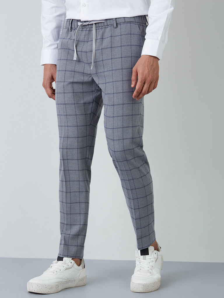 Slim Fit Jersey suit trousers  Grey  Men  HM IN