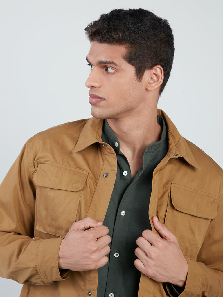 Ascot Khaki Relaxed-Fit Jacket