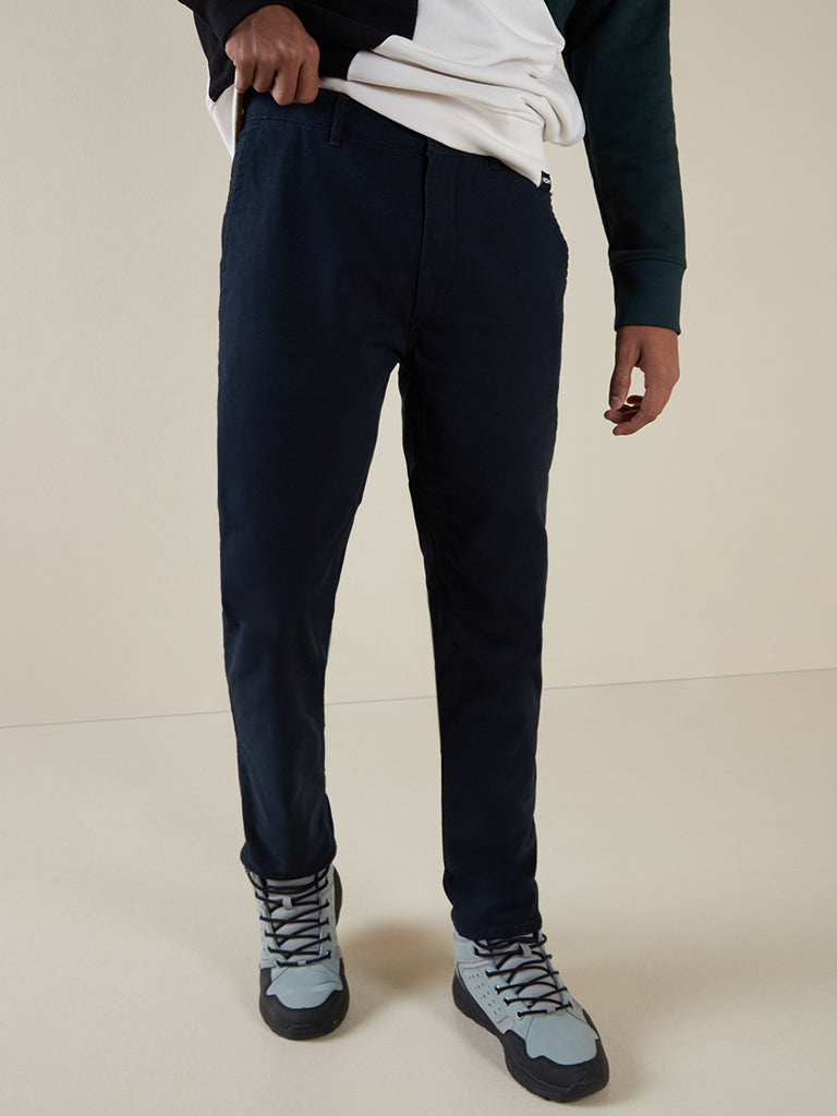 Reiss Halley Pull On Trousers Dark Teal 6