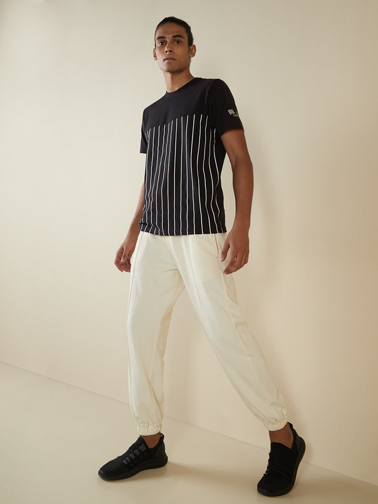Buy Hugo Dark Blue Striped Formal Trousers Online  469130  The Collective