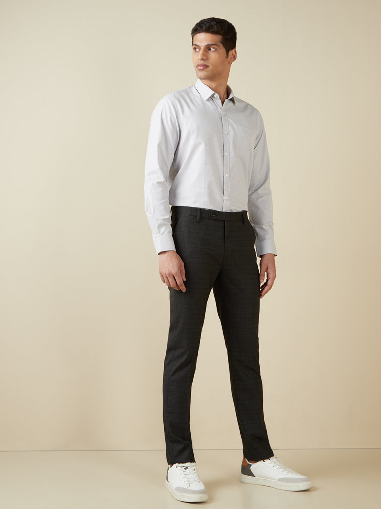 MAX textured Ultra Slim Fit Formal Trousers  Max  Nager Bazar  Kolkata