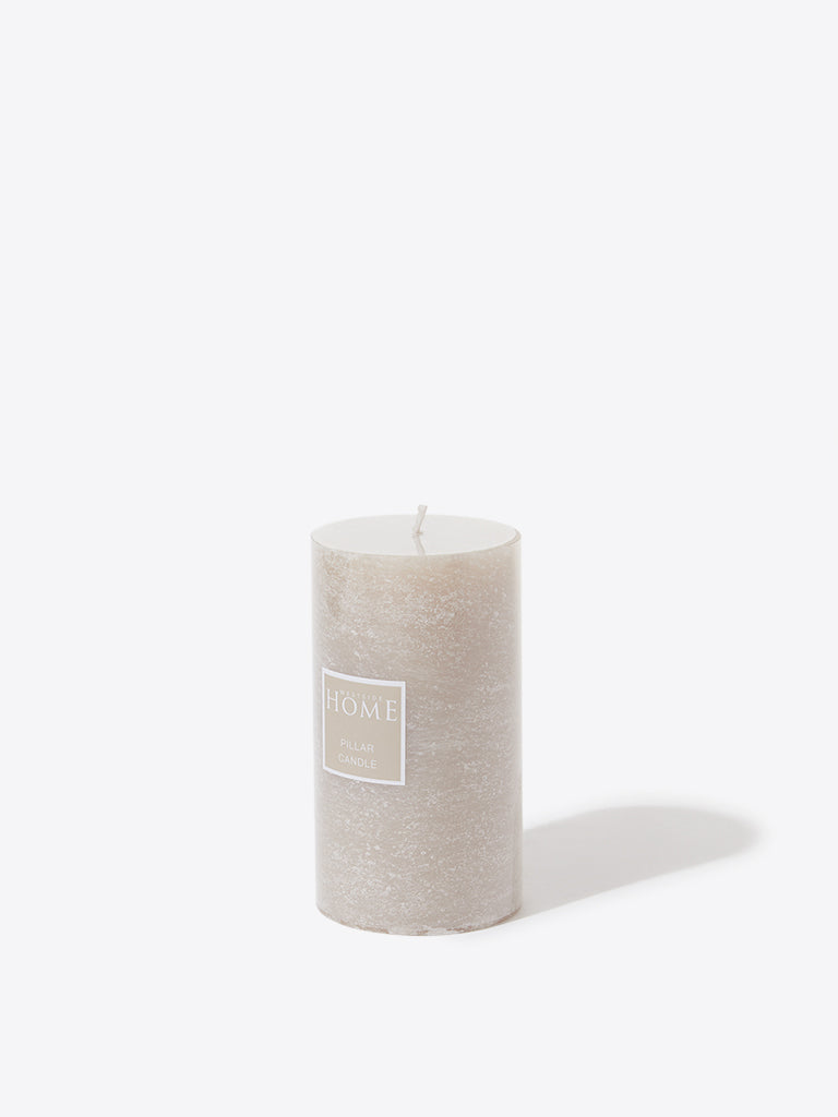 Westside Home Grey Medium Pillar Candle