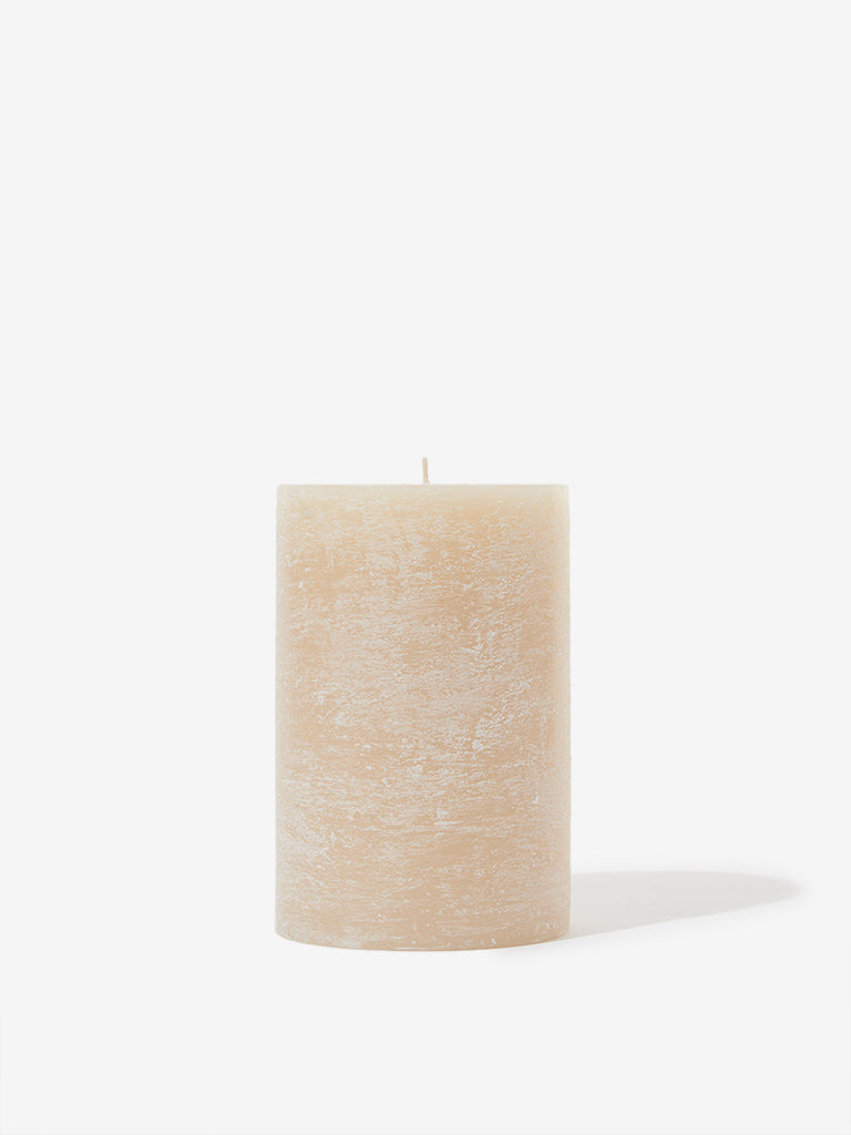 Westside Home Ivory Pillar Candle