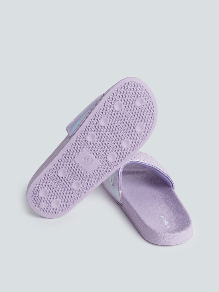 Adilette comfort slides online purple