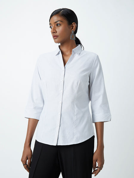 Shop Wardrobe White Lucy Shirt Online – Westside