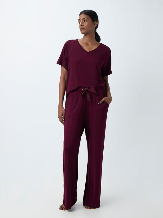 Women Sleepwear One Piece V Neck Button Up Cotton Pajama Jumpsuit Long  Sleeve Trouser Pants Night Wear Romper (Backwoods-purple, Small) at   Women's Clothing store