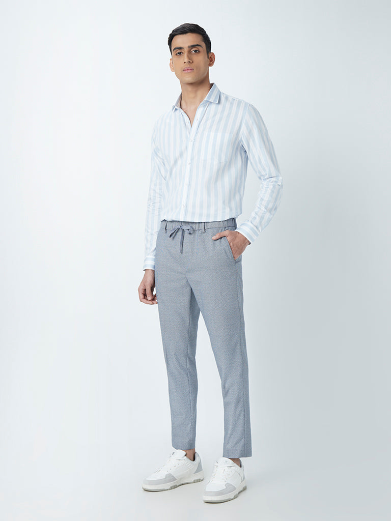 SAANJ FASHION Regular Fit Men Light Blue Trousers  Buy SAANJ FASHION  Regular Fit Men Light Blue Trousers Online at Best Prices in India   Flipkartcom