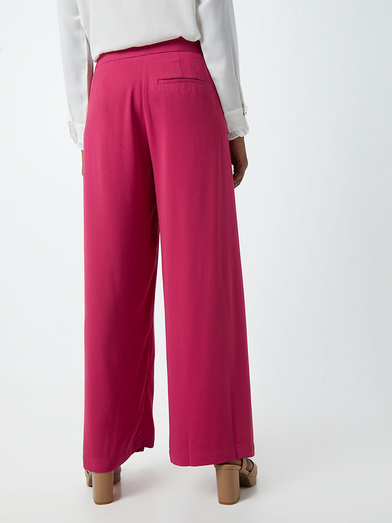 Buy Hot Pink Trousers  Pants for Women by Glamorous Online  Ajiocom