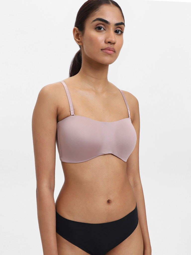 Buy EYES ON ME NON PADDED NON WIRED LIGHT PINK BRA for Women