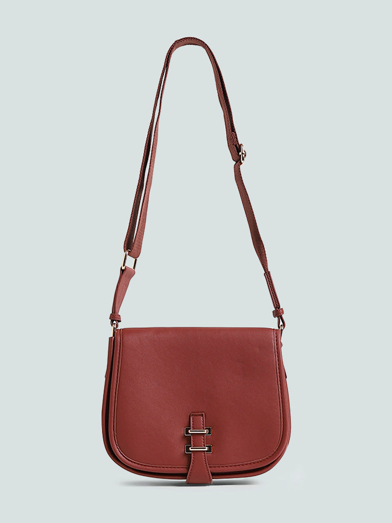 Women's Shoulder Bag Half-moon Shaped Printed Saddle Bag Crossbody Mini Bag  Contrast Color Tassel Bag