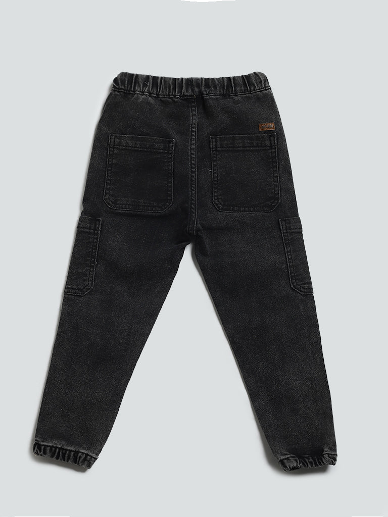 Buy HOP Kids Dark Blue Denny Jeans from Westside