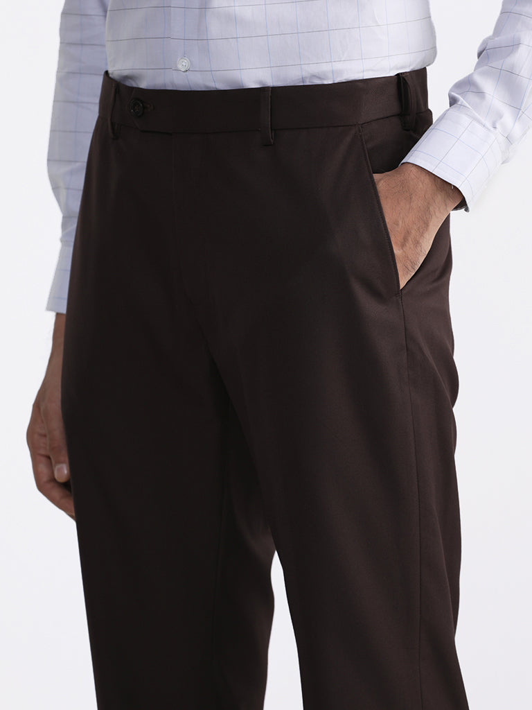 Suits  Relaxed Fit Black Pleated Suit Trousers  Burton