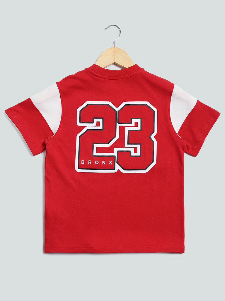 Jordan T-Shirts : Buy Jordan Boys Red Printed T-shirts Online