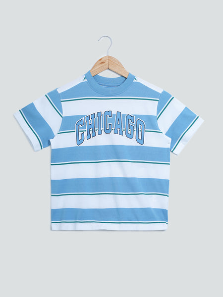 Jus Cubs Polo T-Shirt for Boys 100% Soft Cotton Striped T Shirts for Infant  Toddler Boy Babies Regular Fit